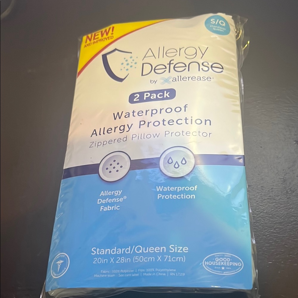 Waterproof Pillow Protector - White